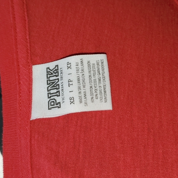 PINK VICTORIA'S SECRET V-Neck Long Sleeve Shirt - Picture 4 of 5